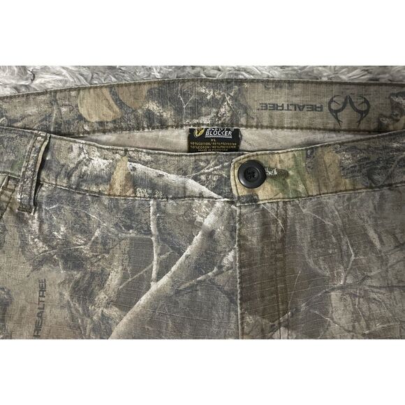 Scent Blocker✨Realtree Cargo Camo Hunting Pants Mens XL Outdoors Hunt - Picture 4 of 7